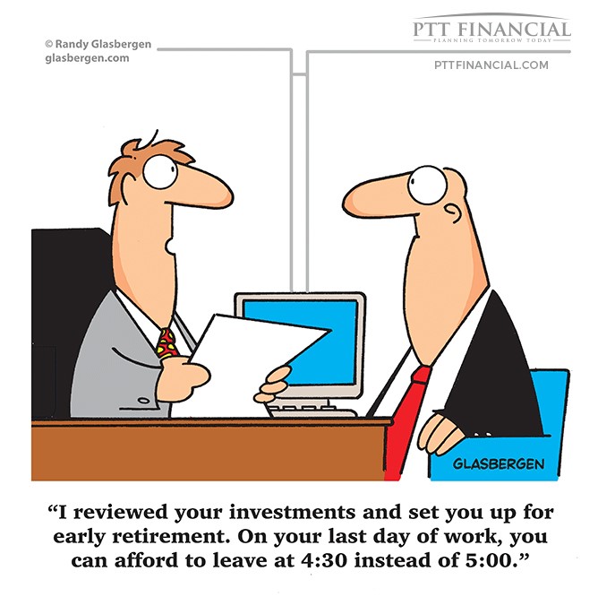 PTT Financial Cartoon of the Week: Early Retirement