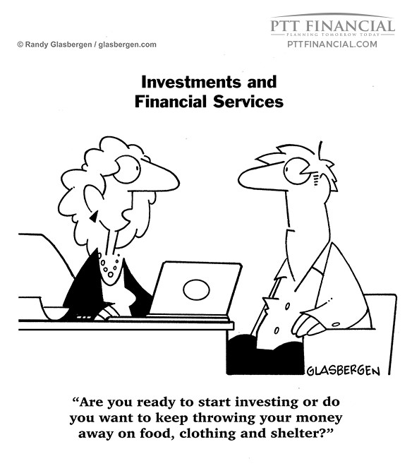 PTT Financial Cartoon of the Week: Are You Ready to Start Investing?