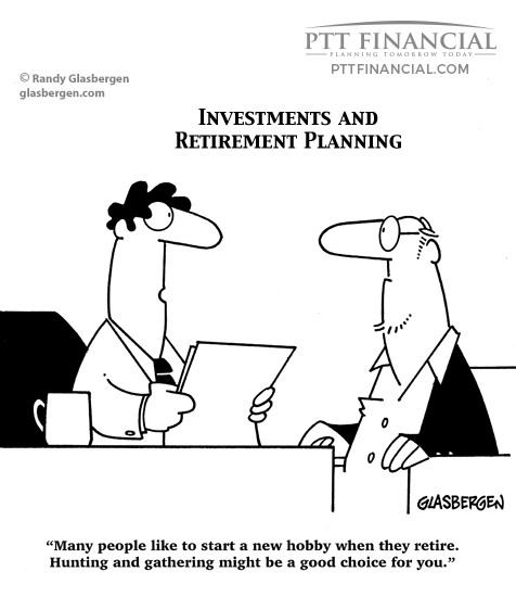 PTT Financial Cartoon of the Week: Many People Like to Start a New Hobby When They Retire